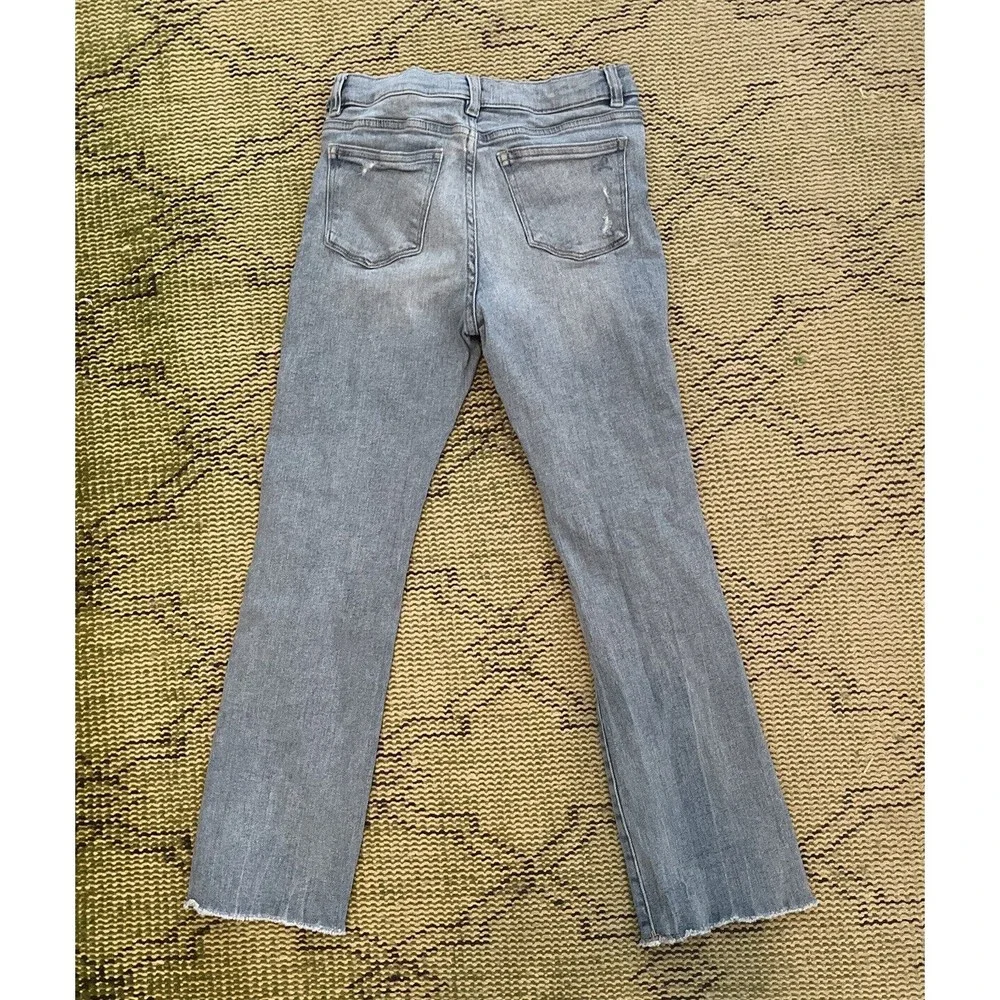 Emie High Rise Teen kids Straight Jeans DL1961 Droplet Distressed Size 14 $69 - Picture 9 of 11